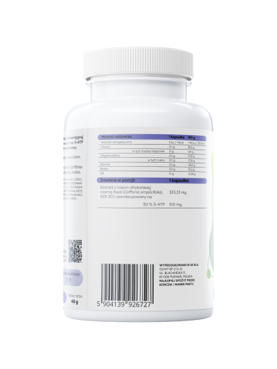 Skład OSAVI 5-HTP 100mg 120 vcaps w Pakuj ZDROWIE Gdańsk Wrzeszcz