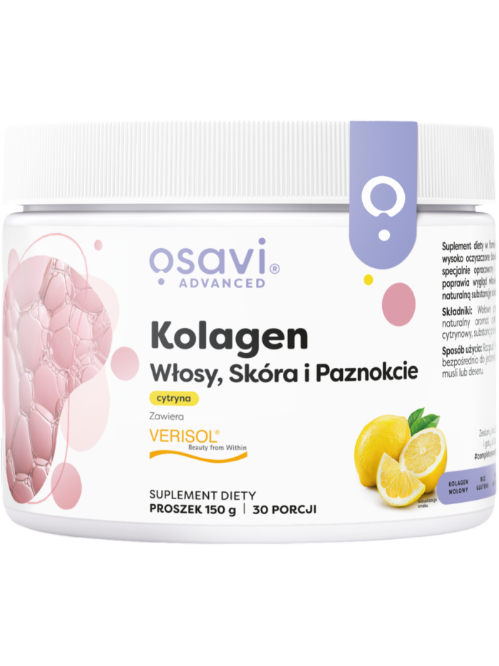 OSAVI Kolagen Włosy, Skóra i Paznokcie 150 g cytryna w Pakuj ZDROWIE Gdańsk Wrzeszcz OSAVI Kolagen Włosy, Skóra i Paznokcie 150 g cytryna w Pakuj ZDROWIE Gdańsk Wrzeszcz