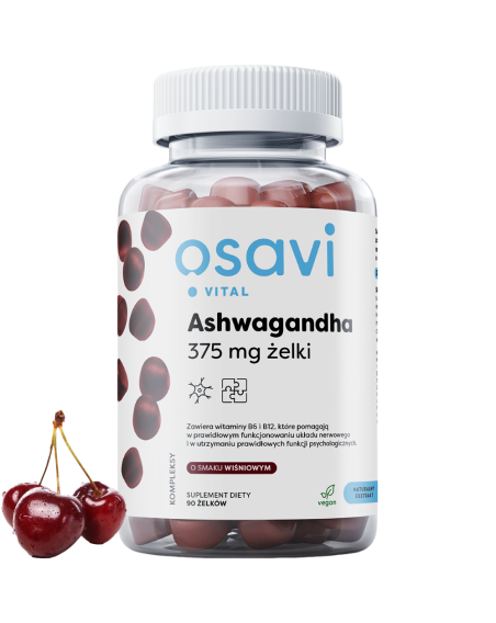 Smak OSAVI Ashwagandha 375 mg 90 żelek w Pakuj ZDROWIE Gdańsk Wrzeszcz