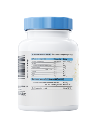 Skład OSAVI Colostrum Immuno 800mg 60 caps w Pakuj ZDROWIE Gdańsk Wrzeszcz