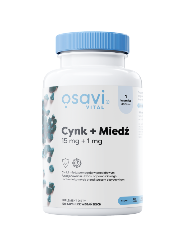 OSAVI Cynk+Miedź 120 vcaps w Pakuj ZDROWIE Gdańsk Wrzeszcz OSAVI Cynk+Miedź 120 vcaps w Pakuj ZDROWIE Gdańsk Wrzeszcz