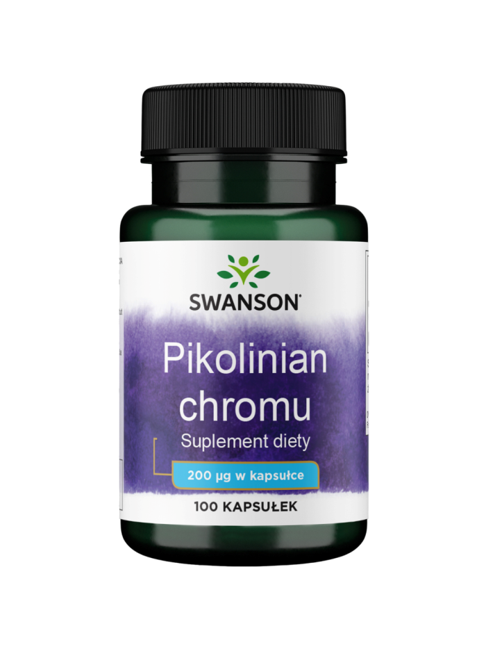 SWANSON Pikolinian chromu 200mcg 100 caps w Pakuj ZDROWIE Gdańsk Wrzeszcz