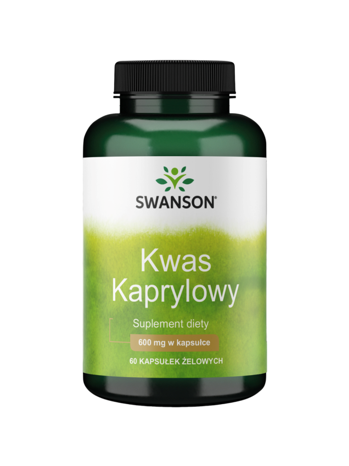 SWANSON Kwas Kaprylowy 600mg 60 caps w Pakuj ZDROWIE Gdańsk Wrzeszcz