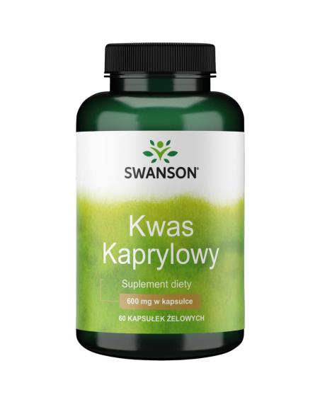 SWANSON Kwas Kaprylowy 600mg 60 caps w Pakuj ZDROWIE Gdańsk Wrzeszcz