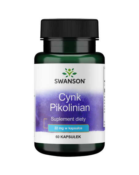 SWANSON Cynk Pikolinian 22mg 60 vcaps w Pakuj ZDROWIE Gdańsk Wrzeszcz