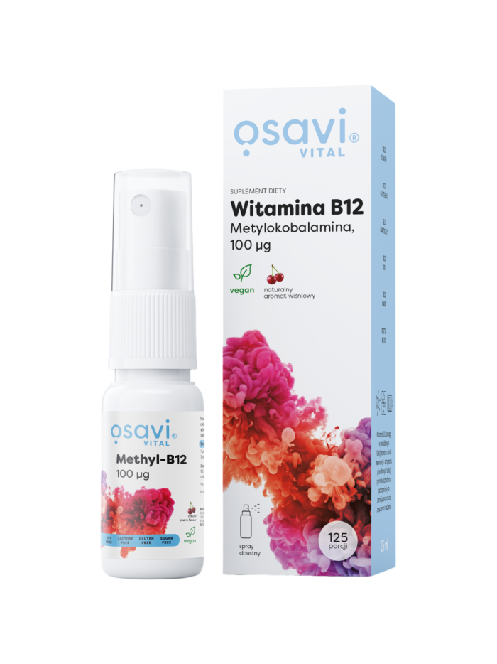 OSAVI Witamina B12 Metylokobalamina 100mcg Spray 25 ml w Pakuj ZDROWIE Gdańsk Wrzeszcz