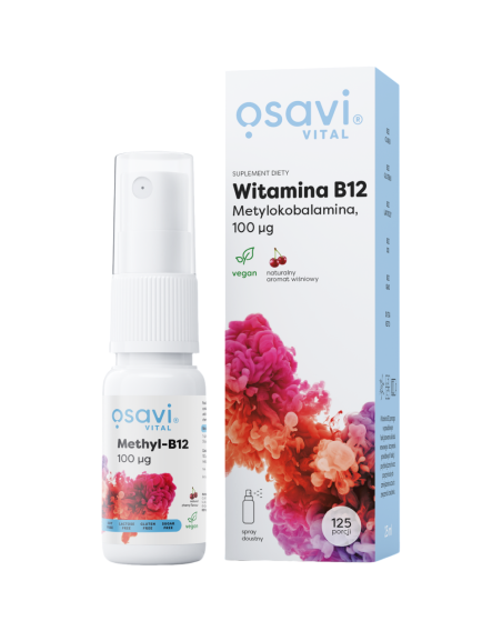 OSAVI Witamina B12 Metylokobalamina 100mcg Spray 25 ml w Pakuj ZDROWIE Gdańsk Wrzeszcz