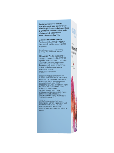 Dawkowanie OSAVI Witamina B12 Metylokobalamina 100mcg Spray 25 ml w Pakuj ZDROWIE Gdańsk Wrzeszcz