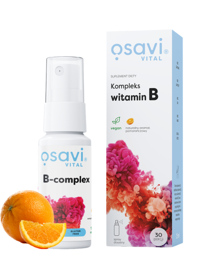 OSAVI Kompleks Witamin B Spray 25 ml pomarańcz w Pakuj ZDROWIE Gdańsk Wrzeszcz