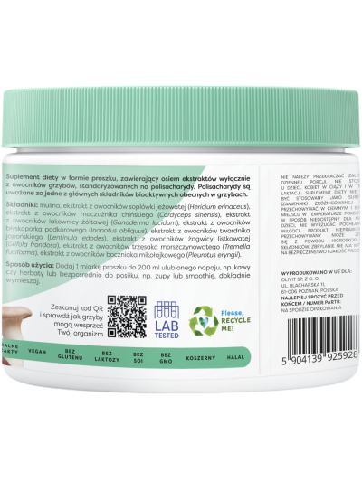 Dawkowanie OSAVI Kompleks Grzybów 8 w 1 200 g w Pakuj ZDROWIE Gdańsk Wrzeszcz