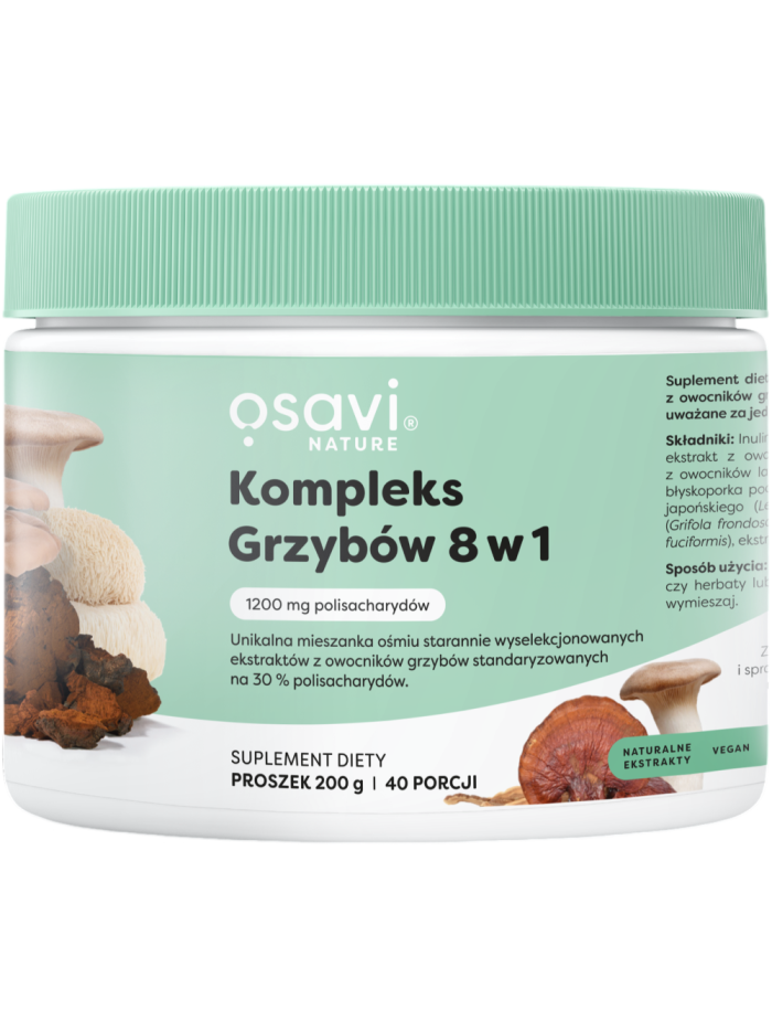 OSAVI Kompleks Grzybów 8 w 1 200 g w Pakuj ZDROWIE Gdańsk Wrzeszcz