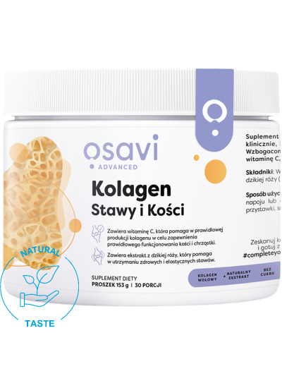 OSAVI Kolagen Stawy i Kości 153 g naturalny w Pakuj ZDROWIE Gdańsk Wrzeszcz