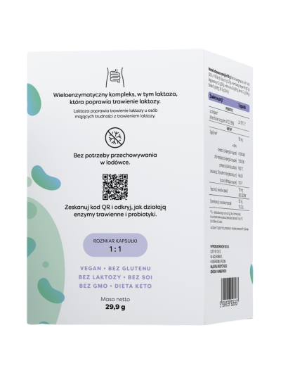 Informacje OSAVI Enzymy Trawienne + Probiotyk 60 vcaps w Pakuj ZDROWIE Gdańsk Wrzeszcz