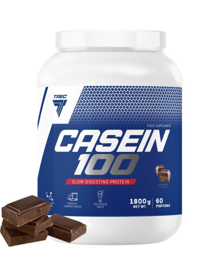 Smak TREC Casein 100 1800 g czekolada w Pakuj ZDROWIE Gdańsk Wrzeszcz