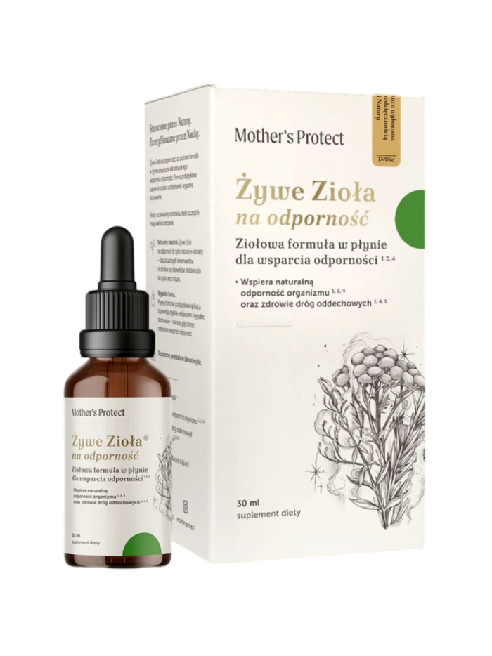 MOTHER'S PROTECT Żywe Zioła na Odporność 30 ml w Pakuj ZDROWIE Gdańsk Wrzeszcz