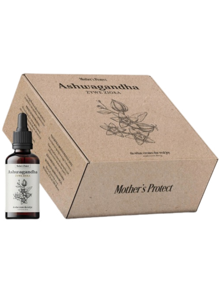 MOTHER'S PROTECT Ashwagandha 50 ml z pudełkiem w Pakuj ZDROWIE Gdańsk Wrzeszcz