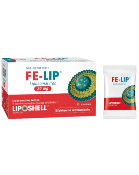 FE-LIP Liposomal Iron 20mg 30 sasz w Pakuj ZDROWIE Gdańsk Wrzeszcz