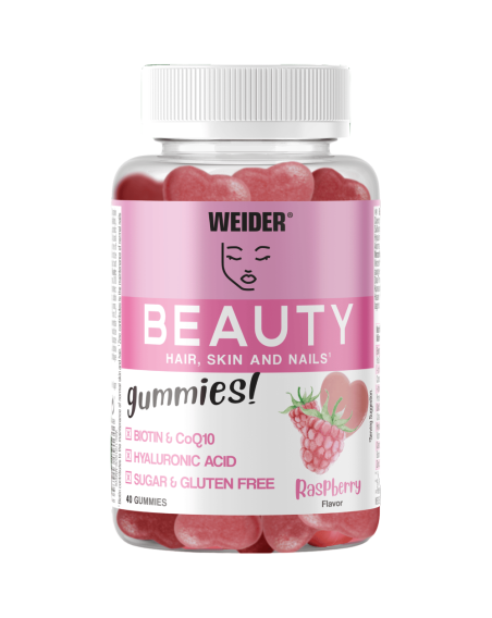 WEIDER Beauty Raspberry Gummies 40 żelek w Pakuj ZDROWIE Gdańsk Wrzeszcz