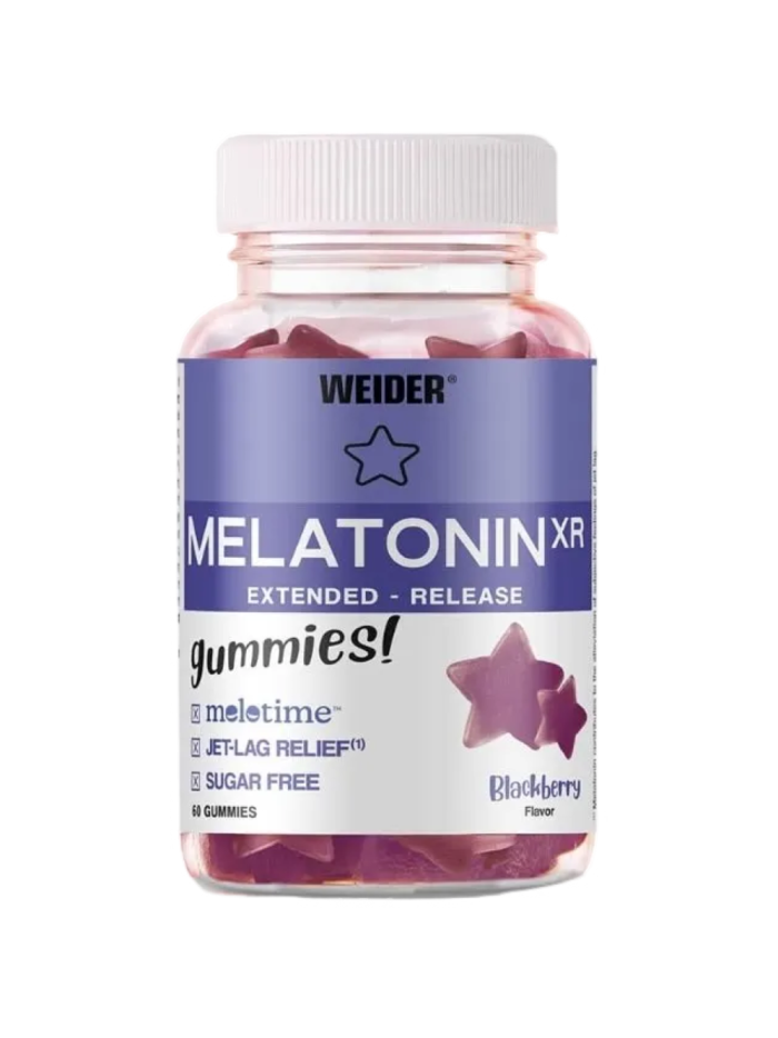 WEIDER Melatonin XR Gummies 60 żelek jeżyna w Pakuj ZDROWIE Gdańsk Wrzeszcz