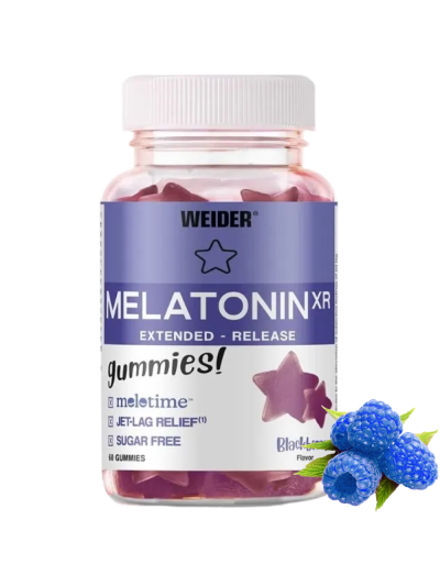 WEIDER Melatonin XR Gummies 60 żelek smak jeżyna w Pakuj ZDROWIE Gdańsk Wrzeszcz