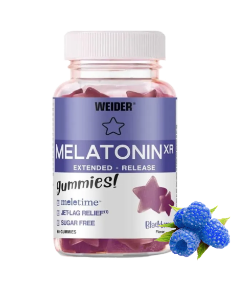 WEIDER Melatonin XR Gummies 60 żelek smak jeżyna w Pakuj ZDROWIE Gdańsk Wrzeszcz