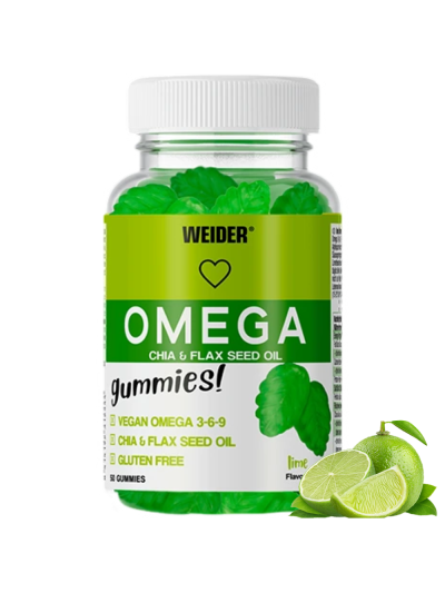 WEIDER Omega Gummies 50 żelek limonka w Pakuj ZDROWIE Gdańsk Wrzeszcz