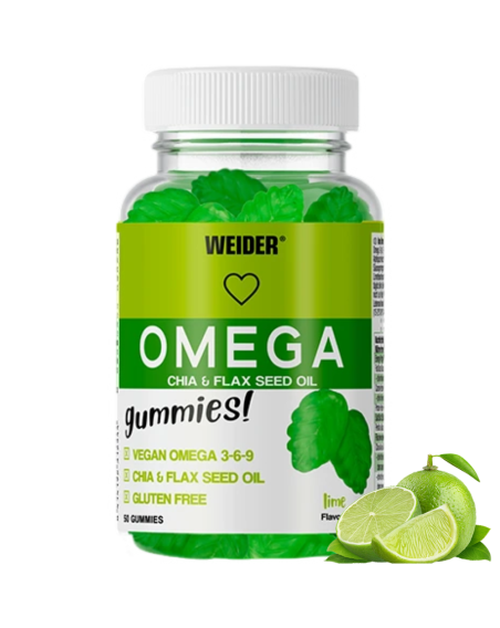 WEIDER Omega Gummies 50 żelek limonka w Pakuj ZDROWIE Gdańsk Wrzeszcz