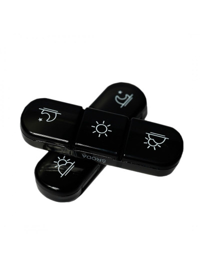 Pojedyncze PAKUJ ZDROWIE Pillbox Opakowanie na tabletki 7 dni w Pakuj ZDROWIE