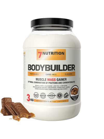 7NUTRITION Bodybuilder 3000 g smak baton czekolada-karmel w Pakuj ZDROWIE Gdańsk Wrzeszcz