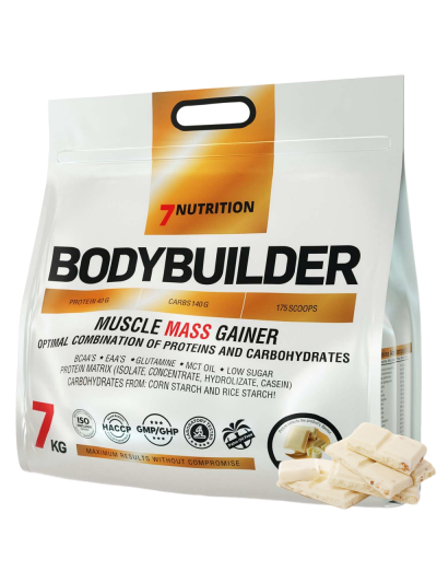 7NUTRITION Bodybuilder 7000 g smak biała czekolada w Pakuj ZDROWIE Gdańsk Wrzeszcz