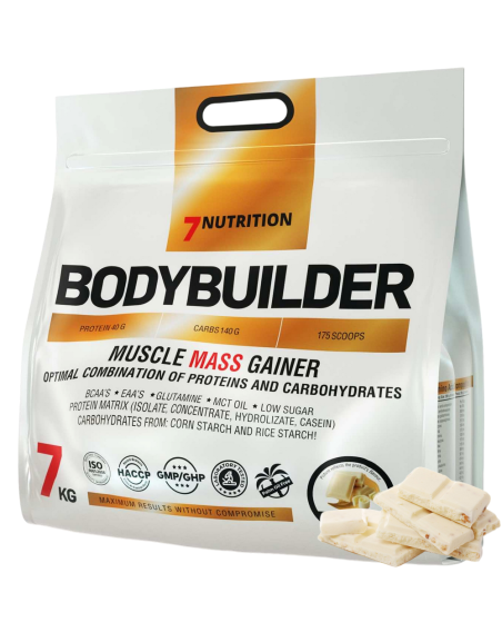 7NUTRITION Bodybuilder 7000 g smak biała czekolada w Pakuj ZDROWIE Gdańsk Wrzeszcz