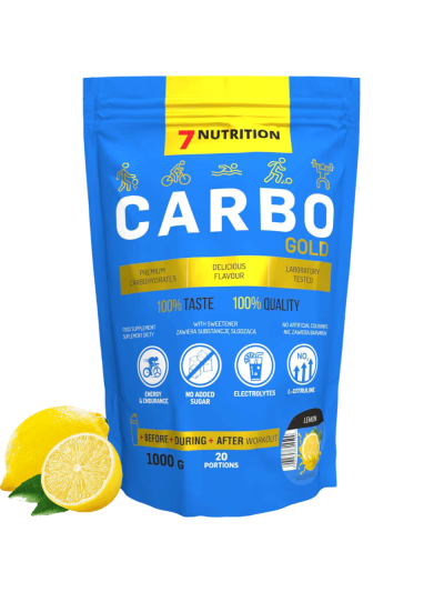 7NUTRITION Carbo Gold 1000 g smak cytryna w Pakuj ZDROWIE Gdańsk Wrzeszcz