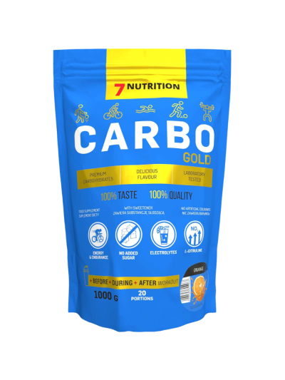 7NUTRITION Carbo Gold 1000 g pomarańcz w Pakuj ZDROWIE Gdańsk Wrzeszcz