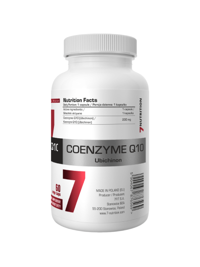 Skład 7NUTRITION Coenzyme Q10 60 vcaps w Pakuj ZDROWIE Gdańsk Wrzeszcz
