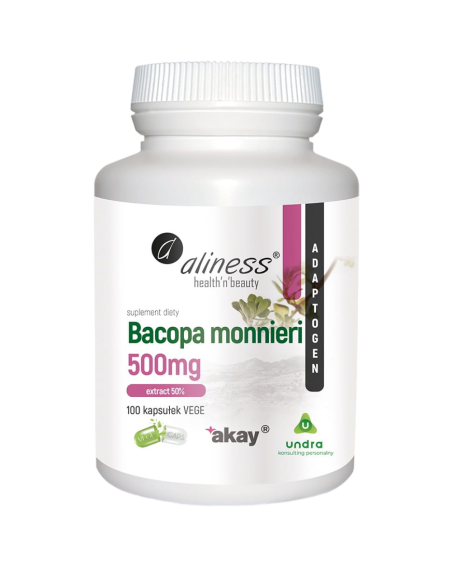 ALINESS Bacopa Monnieri 500mg 100 vcaps w Pakuj ZDROWIE Gdańsk Wrzeszcz