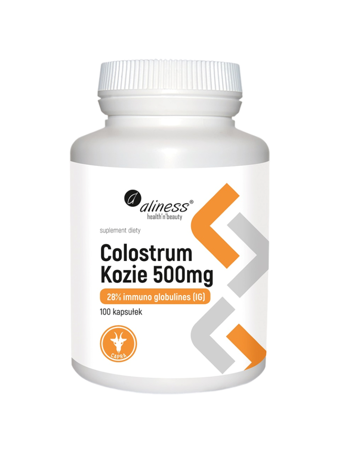 ALINESS Colostrum kozie 500mg 100 caps w Pakuj ZDROWIE Gdańsk Wrzeszcz