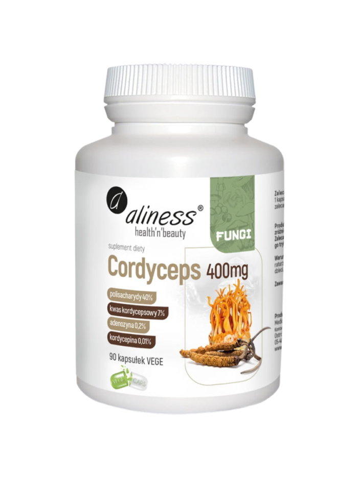 ALINESS Cordyceps 400mg 90 vcaps - 1