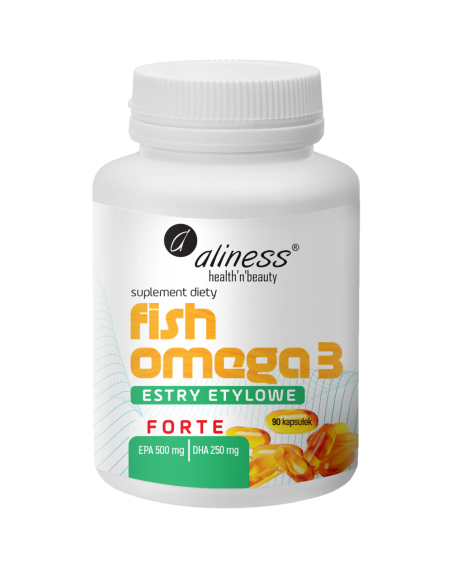 ALINESS Fish Omega 3 Estry Etylowe Forte 90 caps w Pakuj ZDROWIE Gdańsk Wrzeszcz