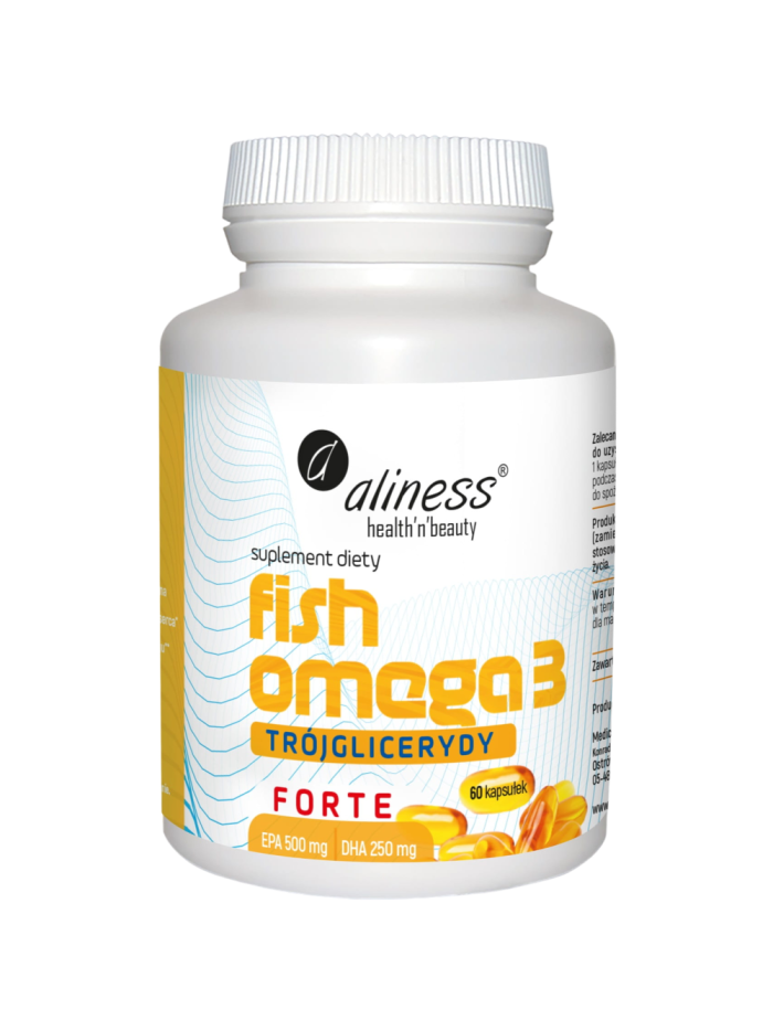 ALINESS Fish Omega 3 Trójglicerydy Forte 60 caps w Pakuj ZDROWIE Gdańsk Wrzeszcz