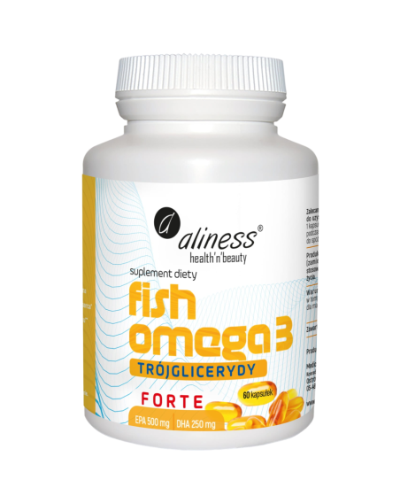 ALINESS Fish Omega 3 Trójglicerydy Forte 60 caps w Pakuj ZDROWIE Gdańsk Wrzeszcz