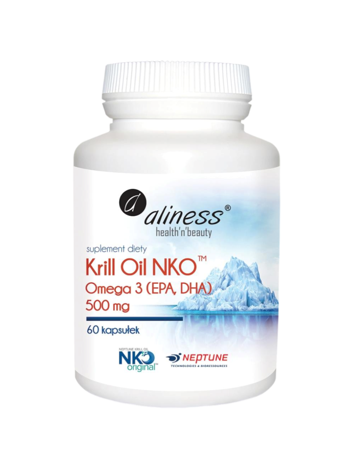 ALINESS Krill Oil NKO 500mg 60 caps w Pakuj ZDROWIE Gdańsk Wrzeszcz