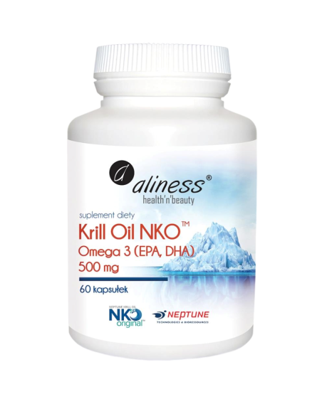 ALINESS Krill Oil NKO 500mg 60 caps w Pakuj ZDROWIE Gdańsk Wrzeszcz