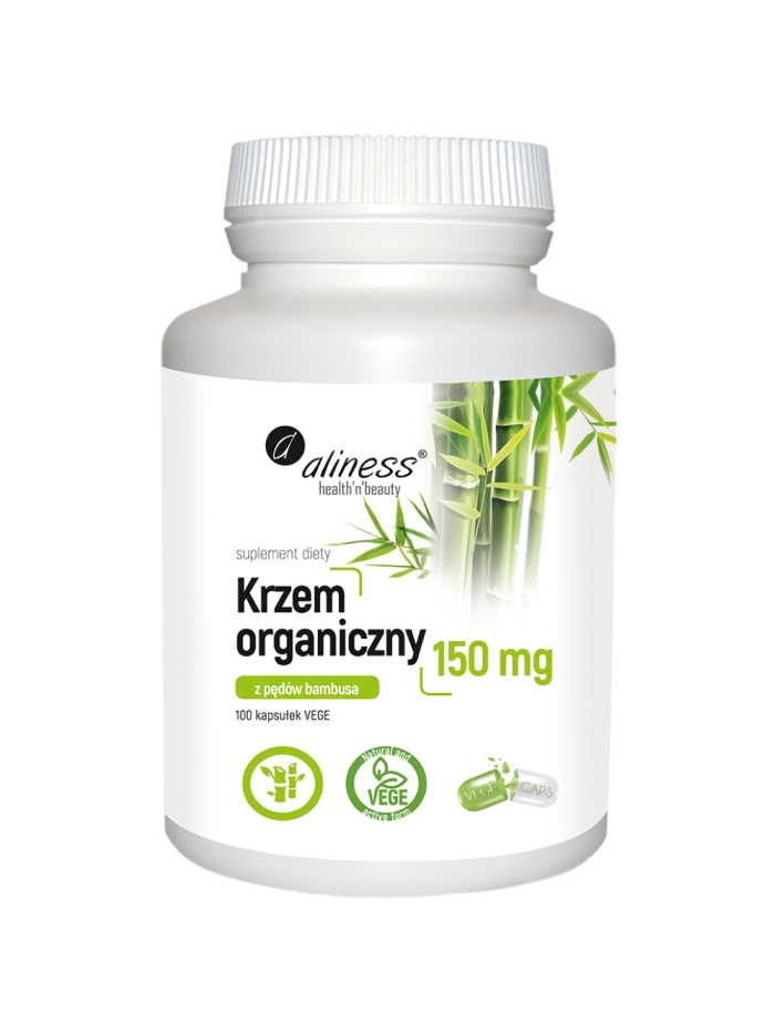 ALINESS Krzem Organiczny 150mg 100 vcaps w Pakuj ZDROWIE Gdańsk Wrzeszcz