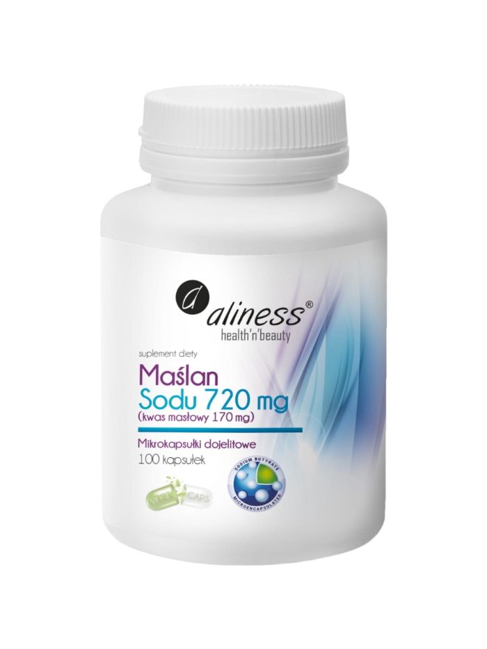 ALINESS Maślan Sodu 720mg 100 vcaps w Pakuj ZDROWIE Gdańsk Wrzeszcz