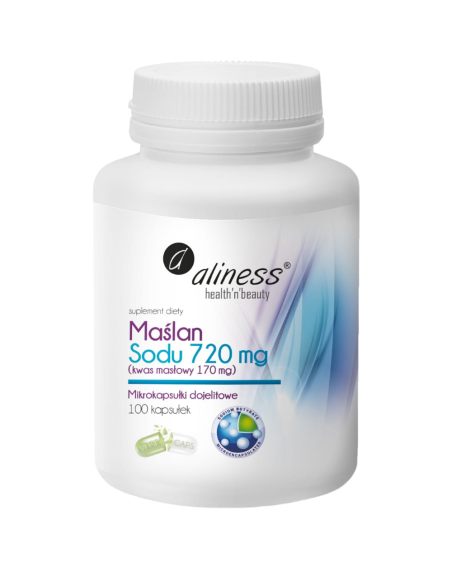 ALINESS Maślan Sodu 720mg 100 vcaps w Pakuj ZDROWIE Gdańsk Wrzeszcz