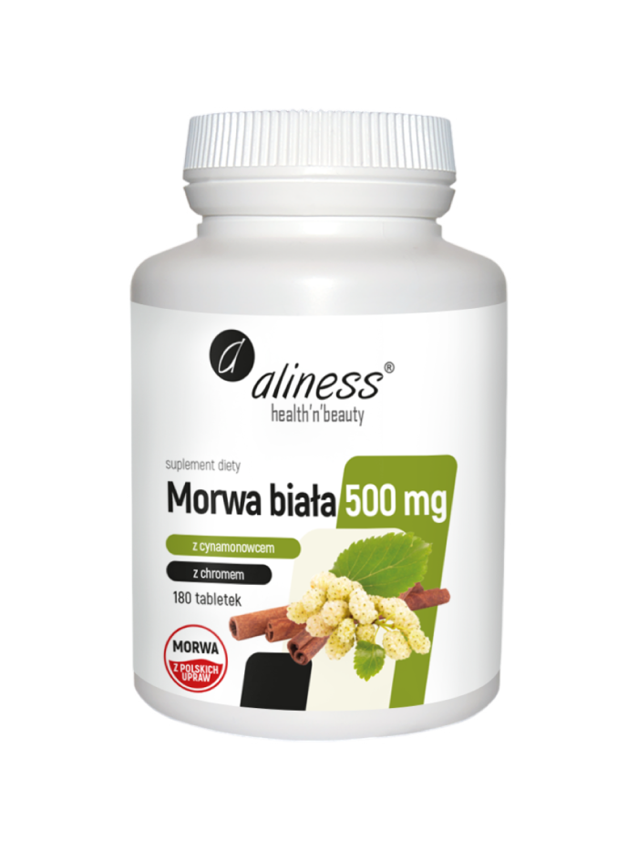 ALINESS Morwa biała 500mg 180 vtabs w Pakuj ZDROWIE Gdańsk Wrzeszcz