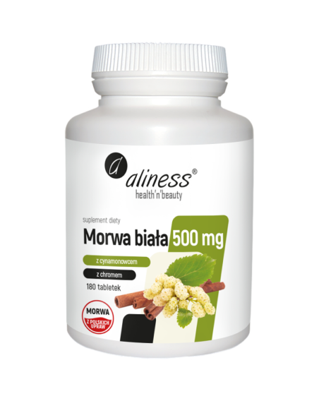 ALINESS Morwa biała 500mg 180 vtabs w Pakuj ZDROWIE Gdańsk Wrzeszcz