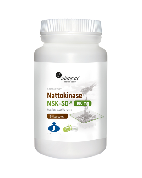 ALINESS Nattokinase NSK-SD 100mg 60 vcaps w Pakuj ZDROWIE Gdańsk Wrzeszcz