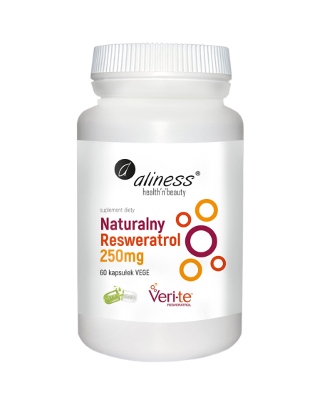 ALINESS Naturalny Resweratrol 250mg 60 vcaps w Pakuj ZDROWIE Gdańsk Wrzeszcz