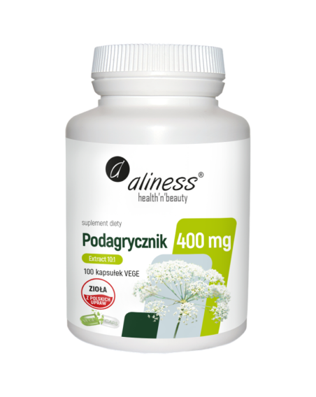 ALINESS Podagrycznik 400mg 100 vcaps w Pakuj ZDROWIE Gdańsk Wrzeszcz